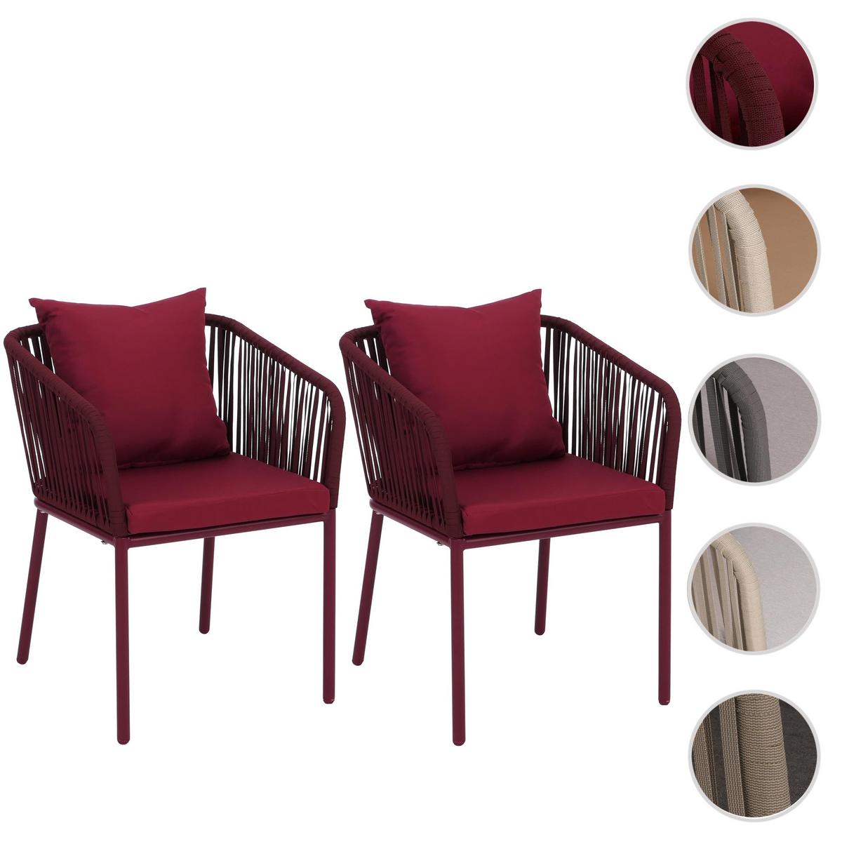 GARTENSTUHL Bordeaux - Bordeaux, Textil (55/75/55cm) - MCW