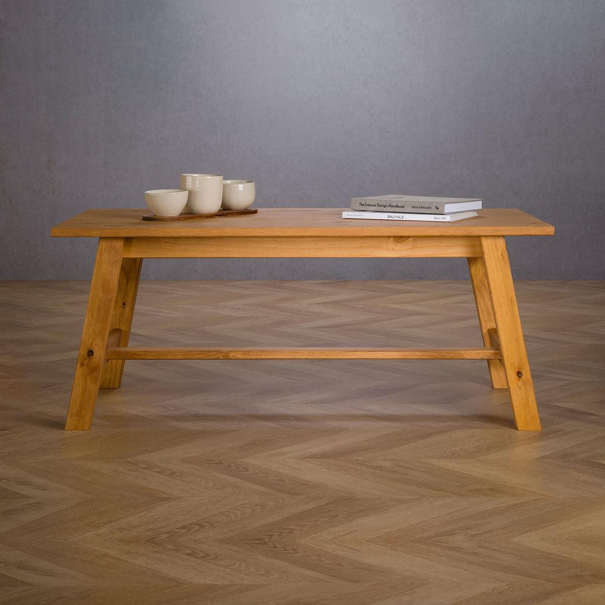 COUCHTISCH LUZERNA - Kieferfarben, Holz (60/110/45cm) - IDIMEX