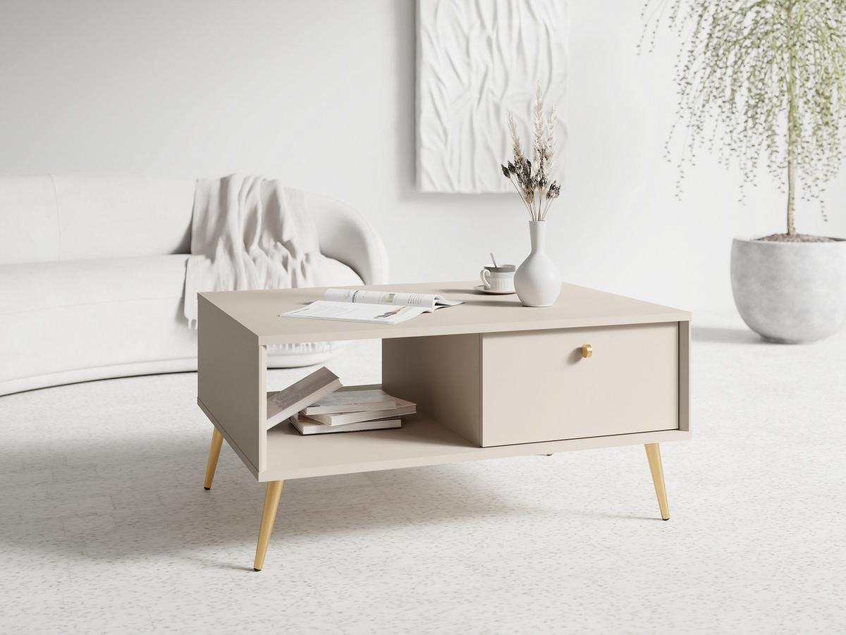 COUCHTISCH Wüstensand 87/43,2/66 - Kaschmir, Holzwerkstoff (66/87/43cm) - RAUMHIRSCH FURNITURE