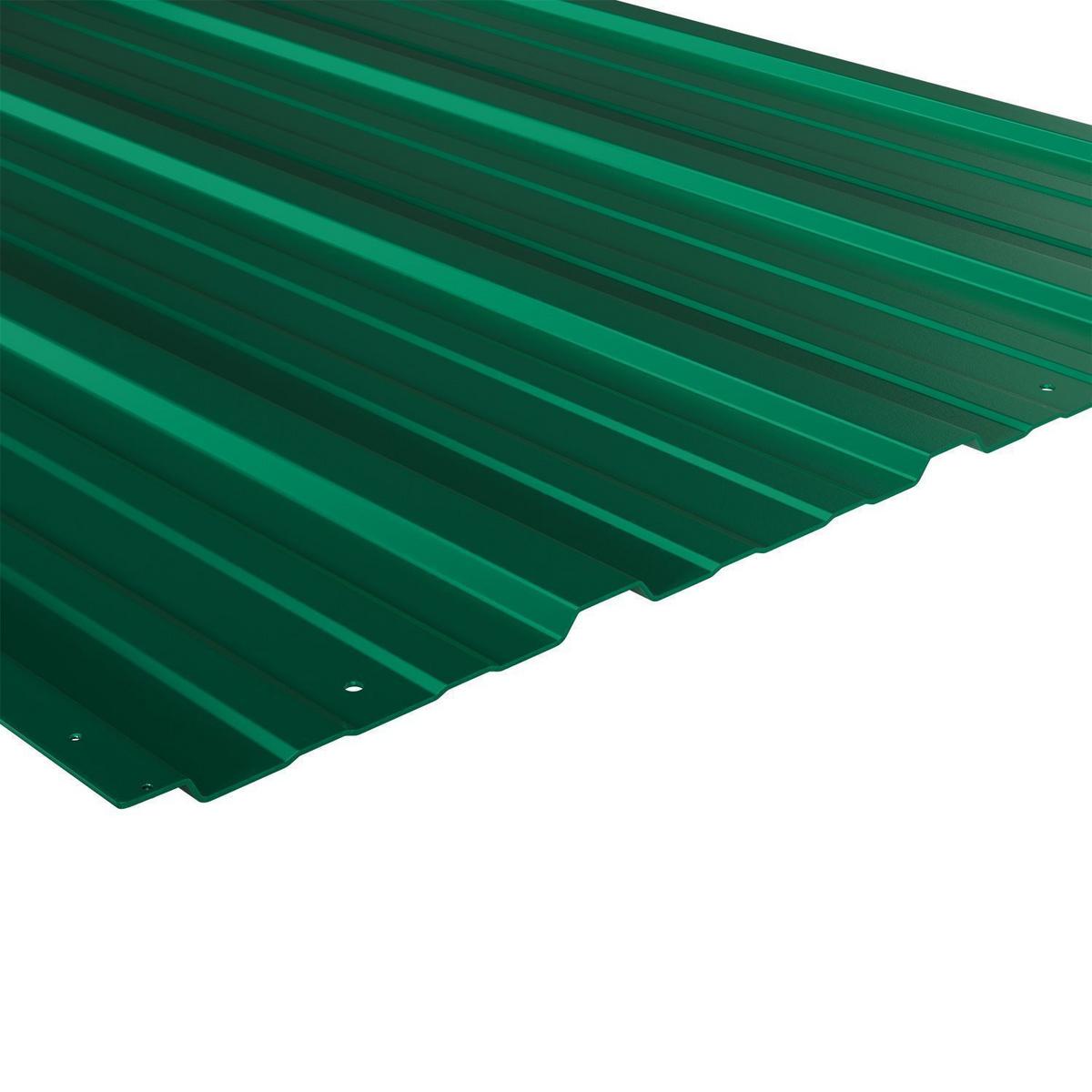 PROFILBLECH Grün 110x45 cm 14er-Set - Grün, Metall (45/110cm) - Juskys