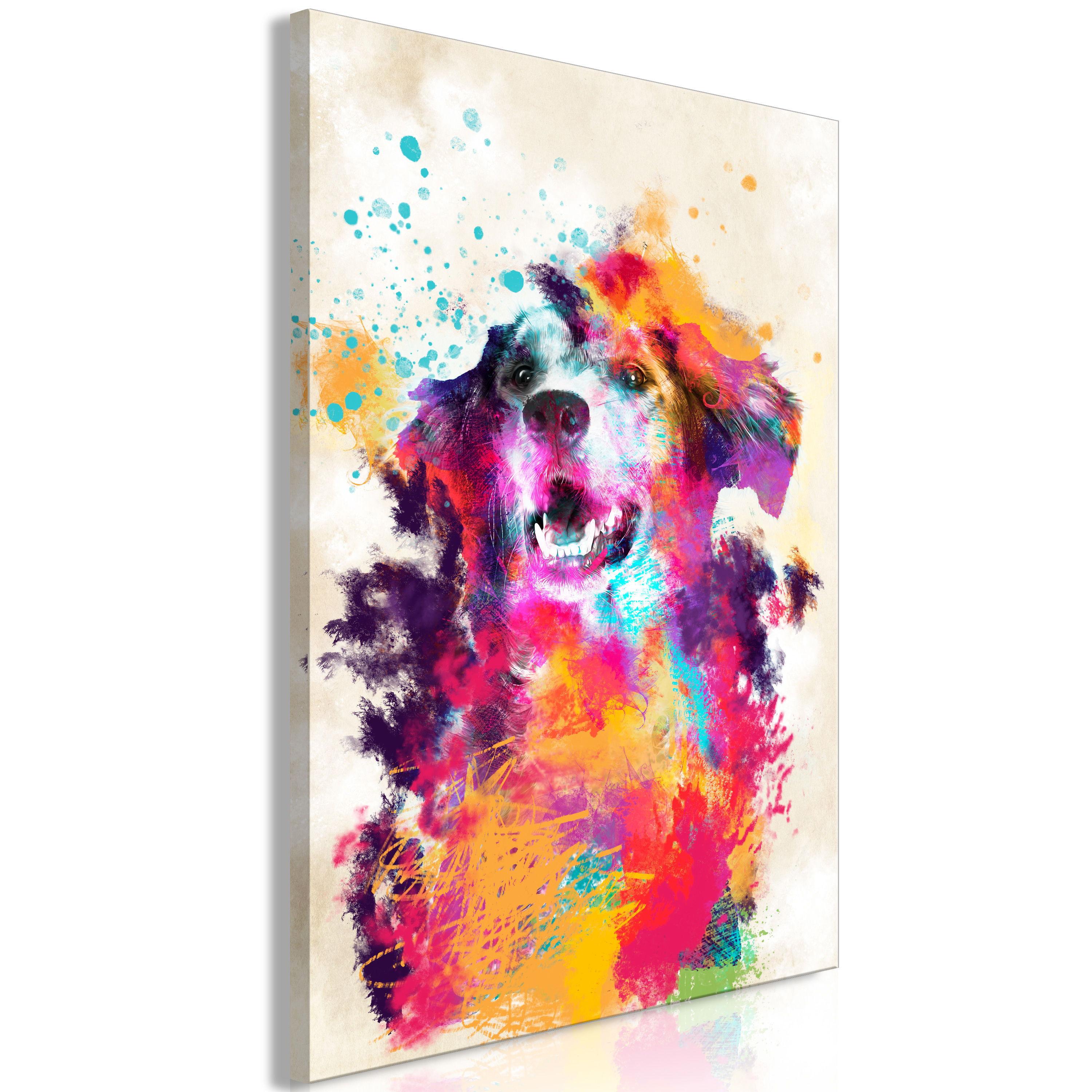 KUNSTDRUCK Bunt 80/120 cm - Multicolor, Textil (80/120cm) - KUNSTLOFT