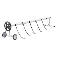 AUFROLLER Amorgo - Silberfarben/Schwarz, Kunststoff/Metall (56cm) - [en.casa]
