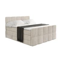 BOXSPRINGBETT mit Matratze und Lattenrost - LIRO-Z KING-120x200 - Beige Casablanca - Beige, Holzwerkstoff (120/200cm) - ALTDECOR