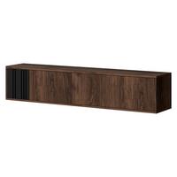TV-LOWBOARD Philippe 150 - Nussbaumfarben/Schwarz, Holzwerkstoff (150/30/31cm) - MIRJAN24
