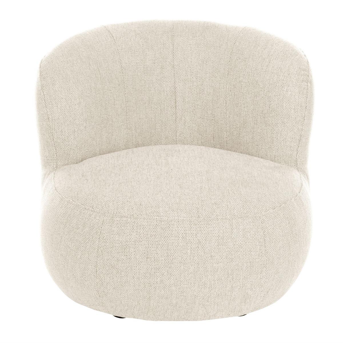 KINDERSESSEL Kayla Flachgewebe creme - Creme, Kunststoff (55/61/50cm) - 58aufmkessel