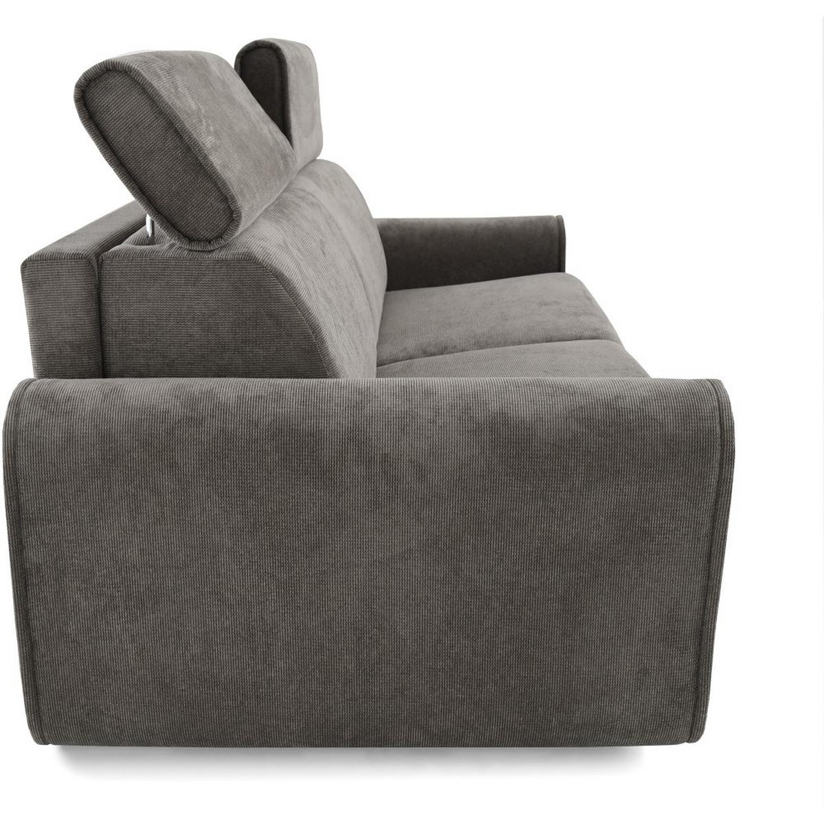 SCHLAFSOFA Pavarti mit italienischem Gestell, 140x195, Braun - Schwarz/Braun, Holzwerkstoff/Textil (194/88/100cm) - Beautysofa