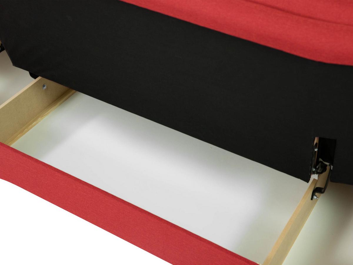 SCHLAFSOFA Weronika - Schwarz/Bronzefarben, Holz/Kunststoff (200/95/90cm) - MIRJAN24