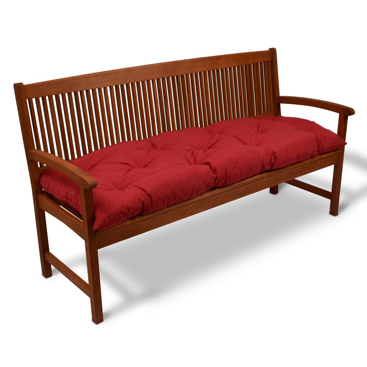 BANKPOLSTER Flair BK 100/50/8cm Rot - Rot, Textil (50/10/100cm) - Beautissu 