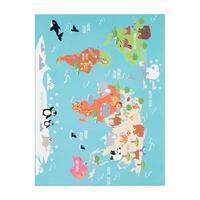 KINDERTEPPICH Türkis 100 x 200 cm - Türkis, Kunststoff (100/200cm) - TT Home