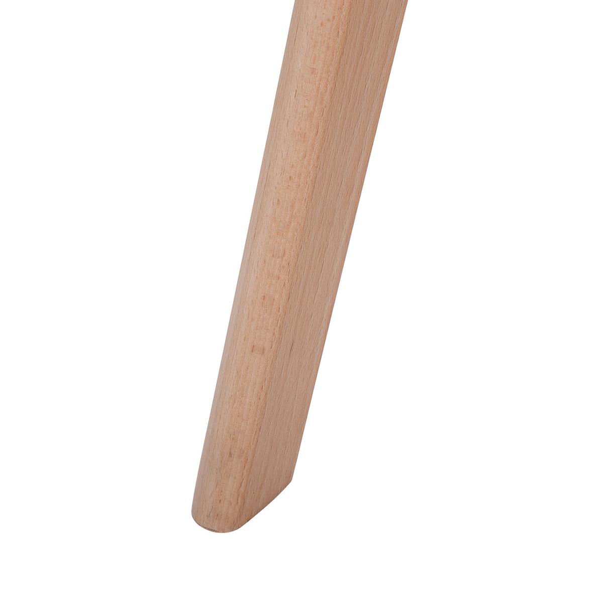 ESSZIMMERSTUHL 2er-Set Polsterbezug Blau Dakota - Hellblau, Holz/Textil (47/84/43cm) - Beliani