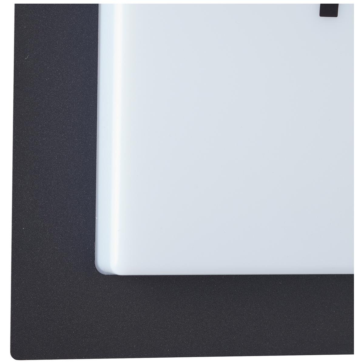 AUSSENWANDLEUCHTE Sten G96503/75 - Schwarz, Metall (30/30/5.8cm) - Brilliant