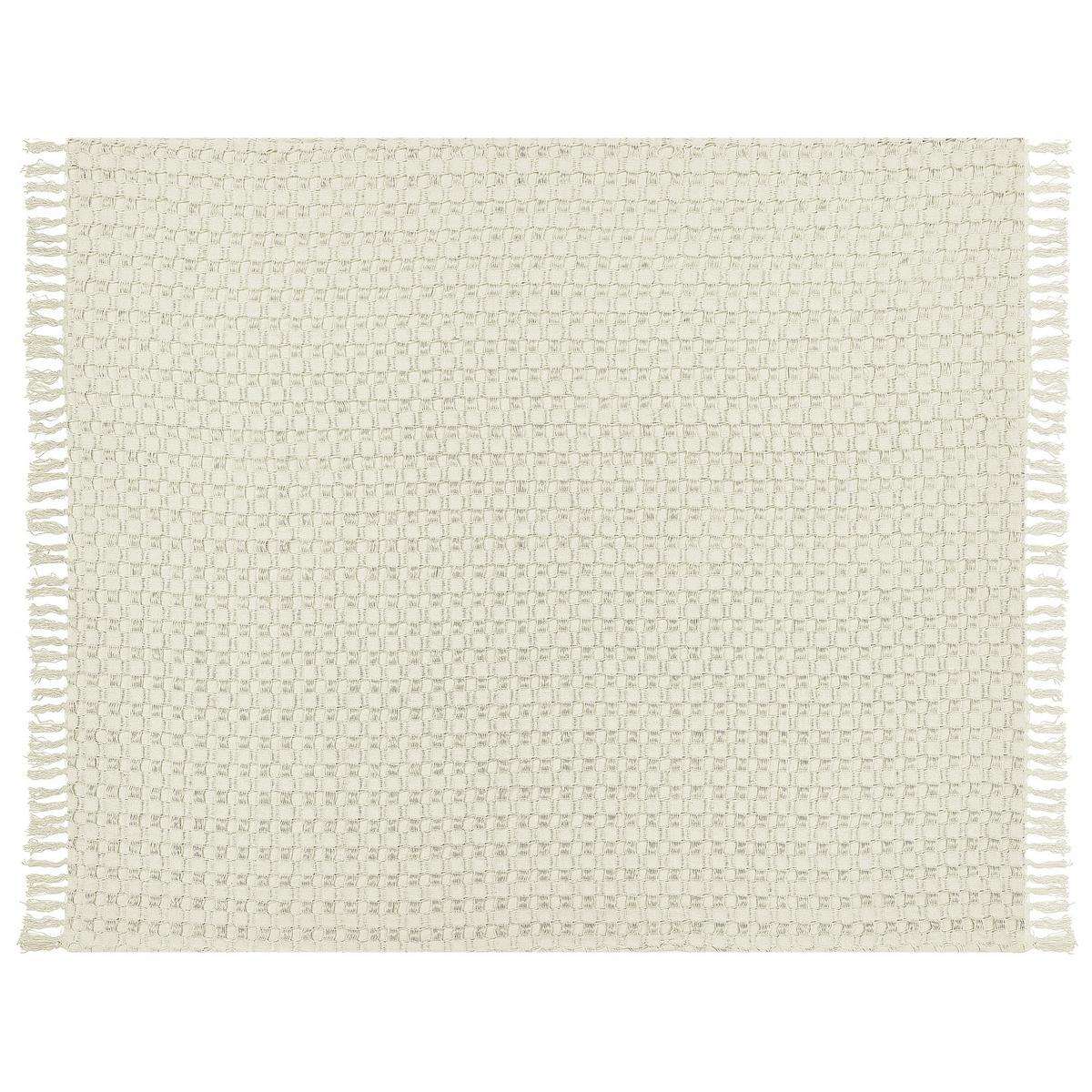 TAGESDECKE Weiß 220 x 240 cm Bere - Weiß, Textil (220/240cm) - Beliani