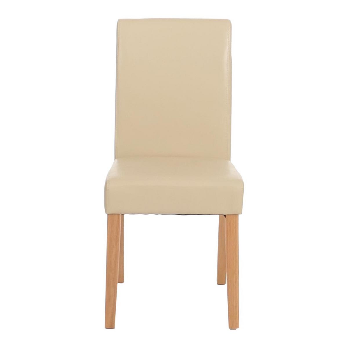 ESSZIMMERSTUHL Beige, Braun 4er-Set - Beige/Creme, Textil (43/90/56cm) - MCW