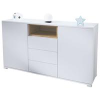 SIDEBOARD Skadu Eiche Natur - Eichefarben, Holzwerkstoff (138.5/75.5/35cm) - Vladon