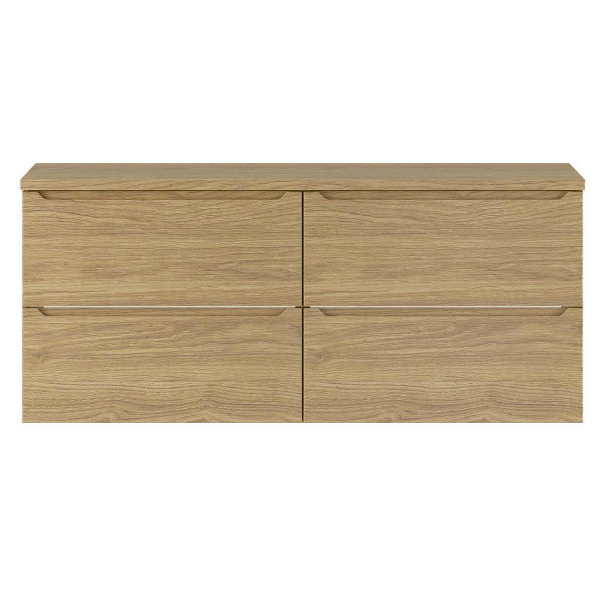 WASCHTISCHUNTERSCHRANK 120.6cm Viggo Holz - Braun, Holzwerkstoff (120.6/52.2/46.5cm) - Petits-meubles