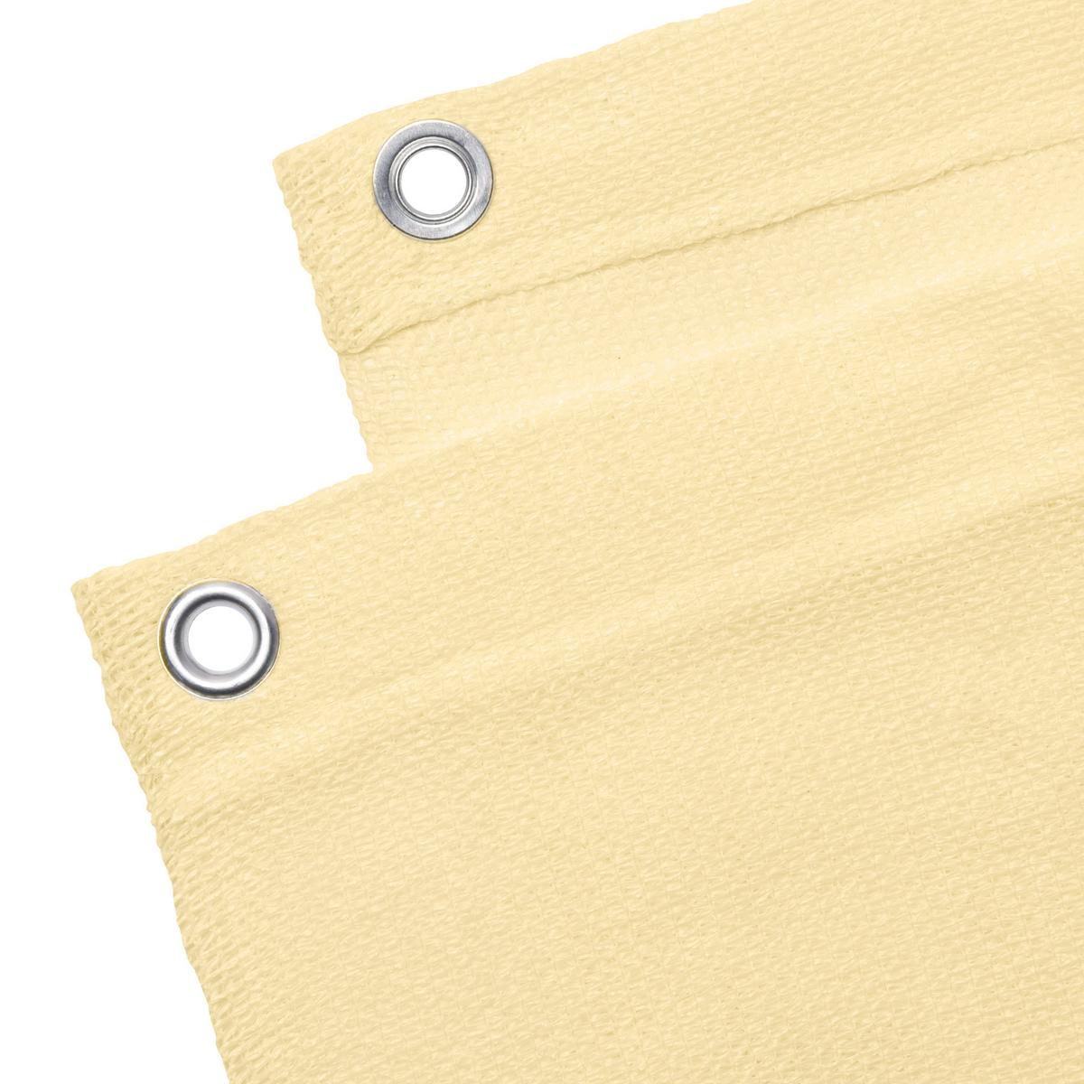 BALKONUMSPANNUNG SolVision HB2 90/500 cm Creme Polyethylen - Creme, Kunststoff (500/90cm) - Sol Royal