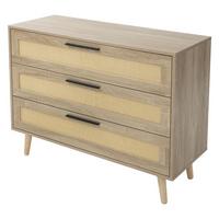 KOMMODE 100x77x40 cm Eiche-Optik - Beige, Holzwerkstoff (100/77/40cm) - ML-DESIGN