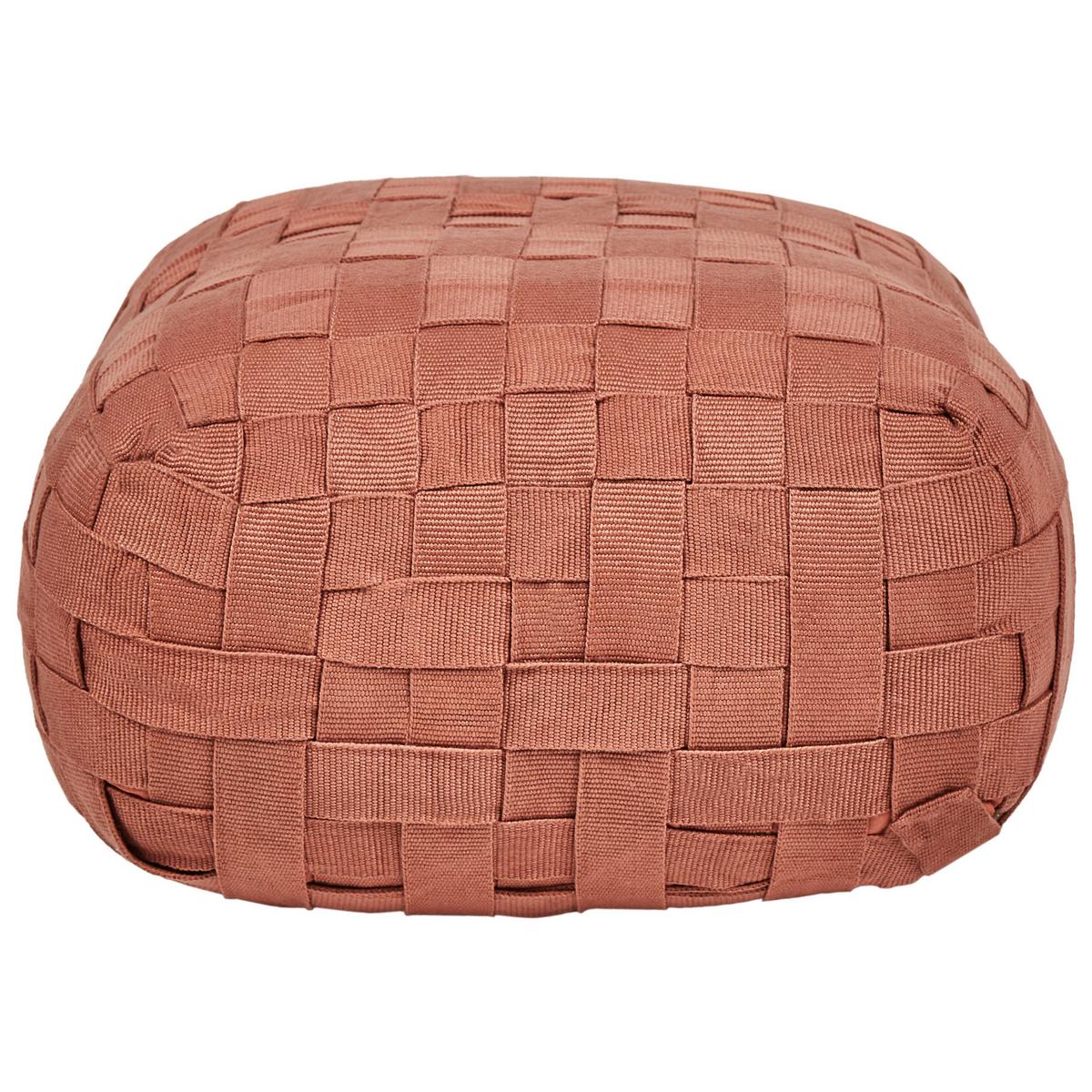 POUF Hellrot Bodla - Hellrot, Kunststoff (50/30/50cm) - Beliani