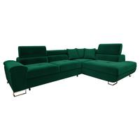 ECKSOFA Cotere, Seite: Rechts - Waldgrün, Holz/Textil (270/202cm) - MIRJAN24
