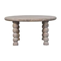 COUCHTISCH mit Salted-Oak-Finish, Platz auf der Oberfläche, grau - Braun/Grau, Holz (80/80/40cm) - Artisan Furniture