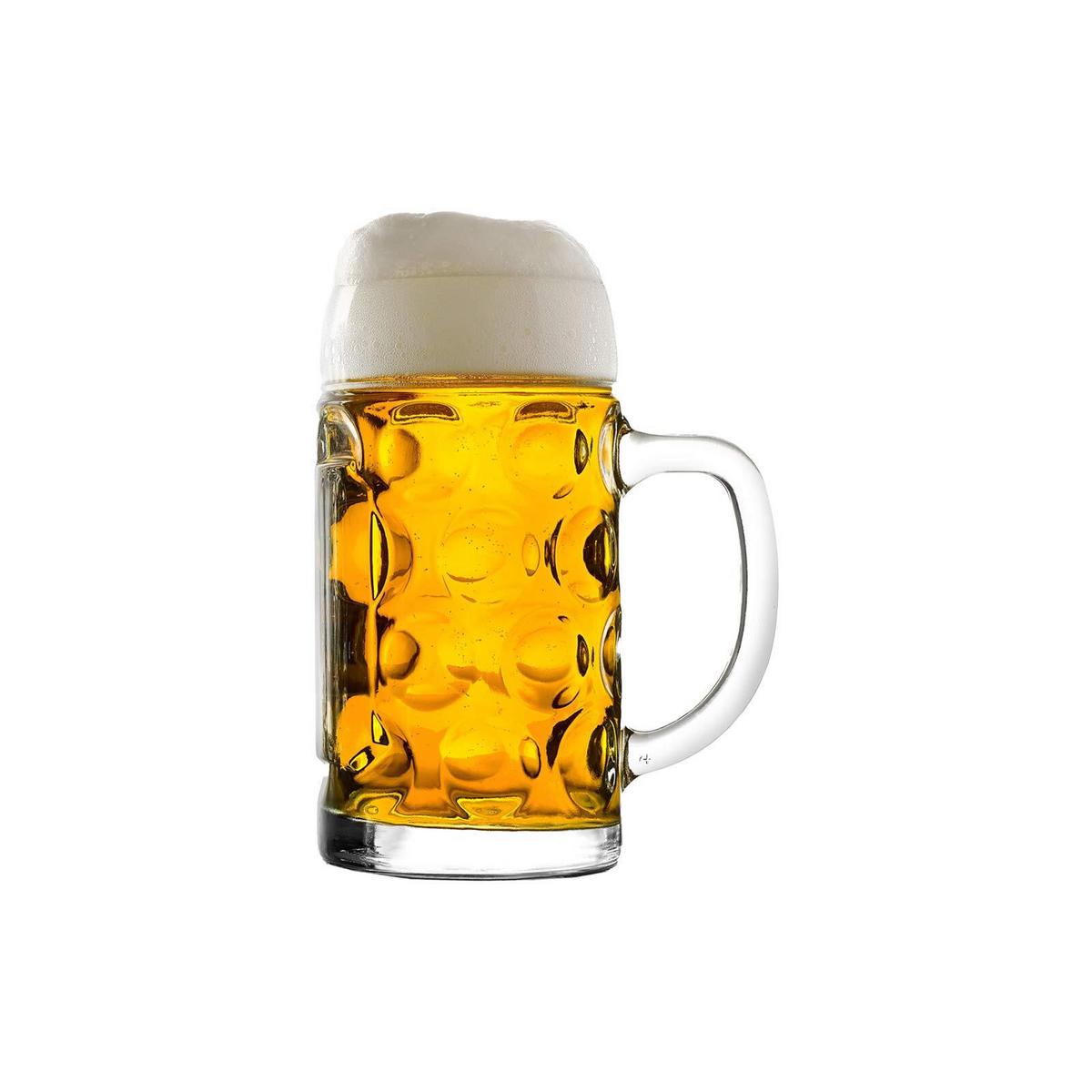 BIER- & MASSKRÜGE-SET Isar transparent 0,5l + 1l 12er Set - Transparent, Glas (0.001L) - Stölzle Lausitz