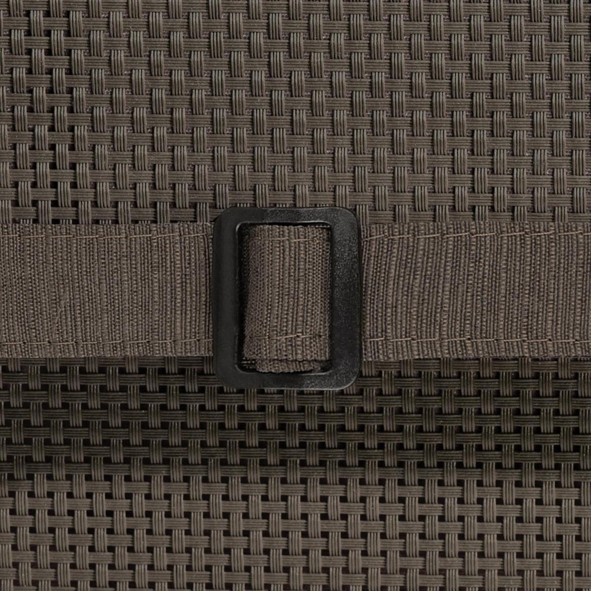 NIEDERLEHNERAUFLAGE HighLux NL 105/50/7cm Taupe - Taupe, Textil (50/7/105cm) - Beautissu 