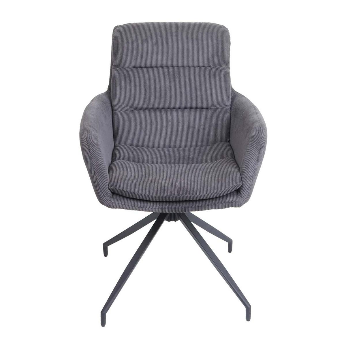 ESSZIMMERSTUHL Grau - Grau, Textil (60/89/54cm) - MCW