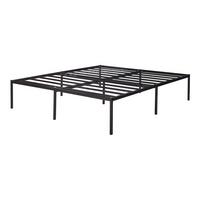 METALLBETT Vårdö - Schwarz, Metall (160/200cm) - [en.casa]