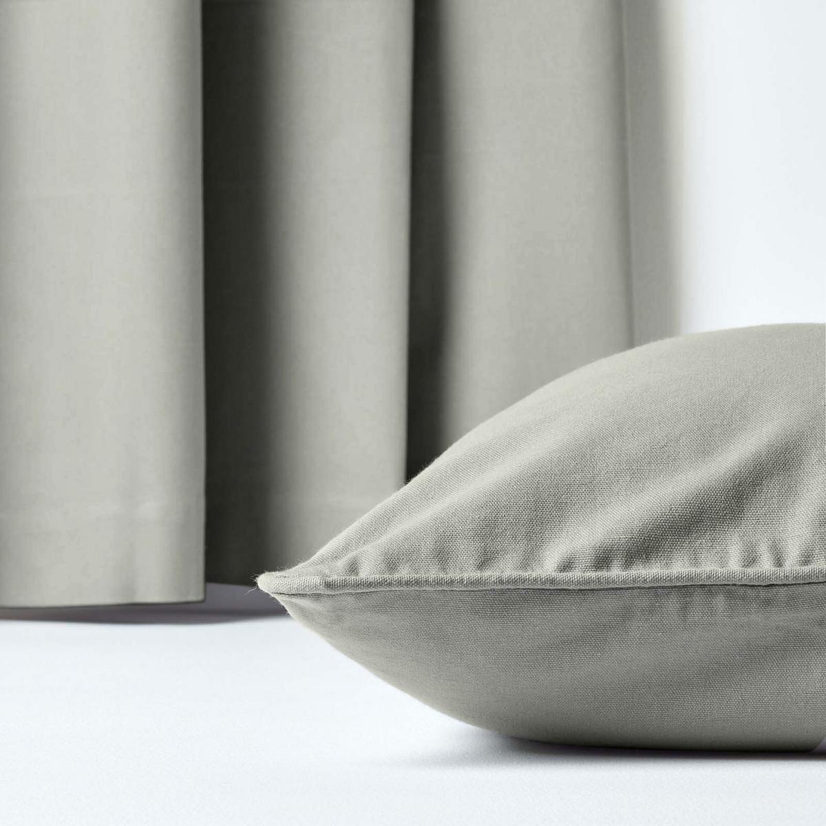 KISSENHÜLLE grau 30/30 cm, 100% Baumwolle - Grau, Textil (30/30cm) - Homescapes