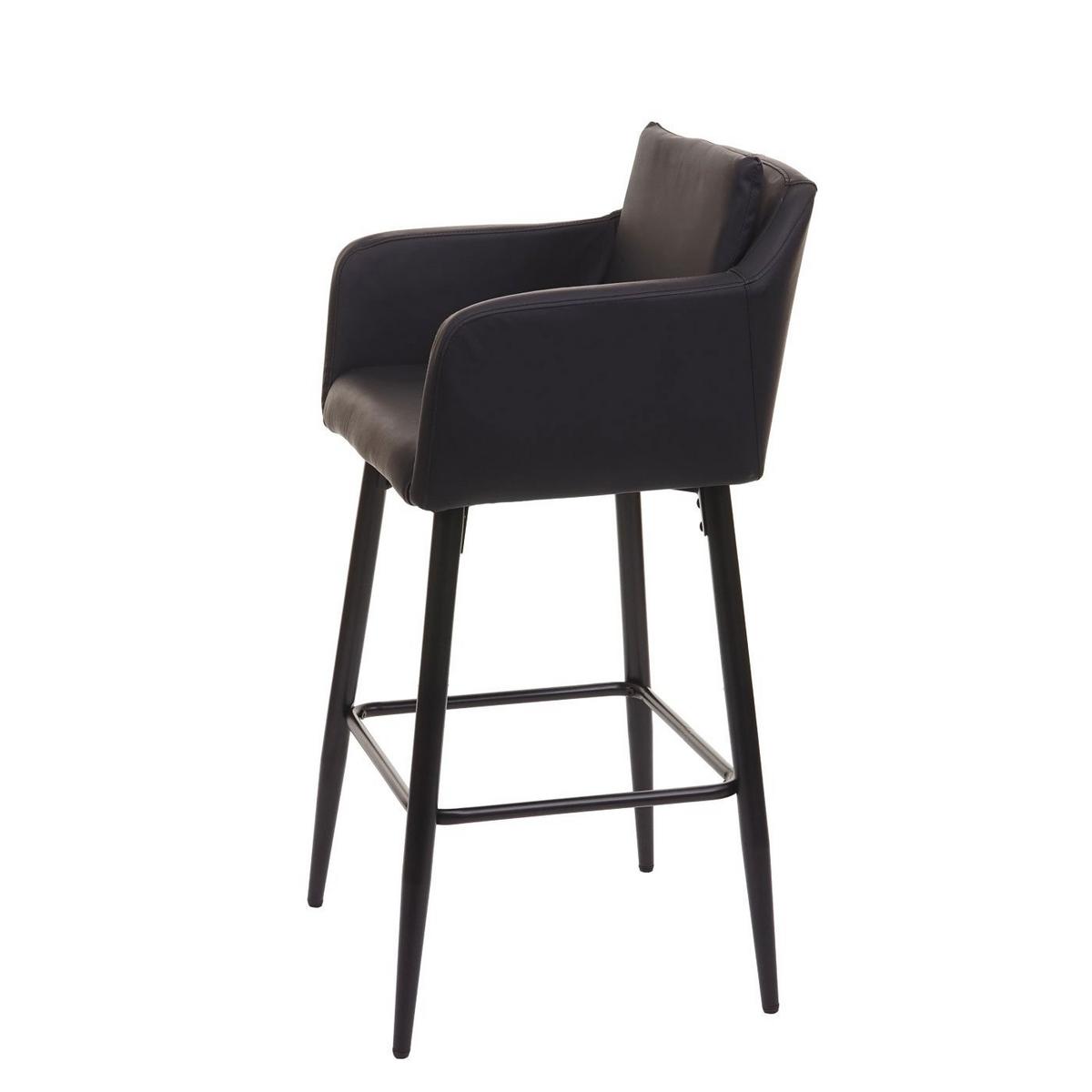 BARHOCKER Schwarz - Schwarz, Textil (54/105/53cm) - MCW