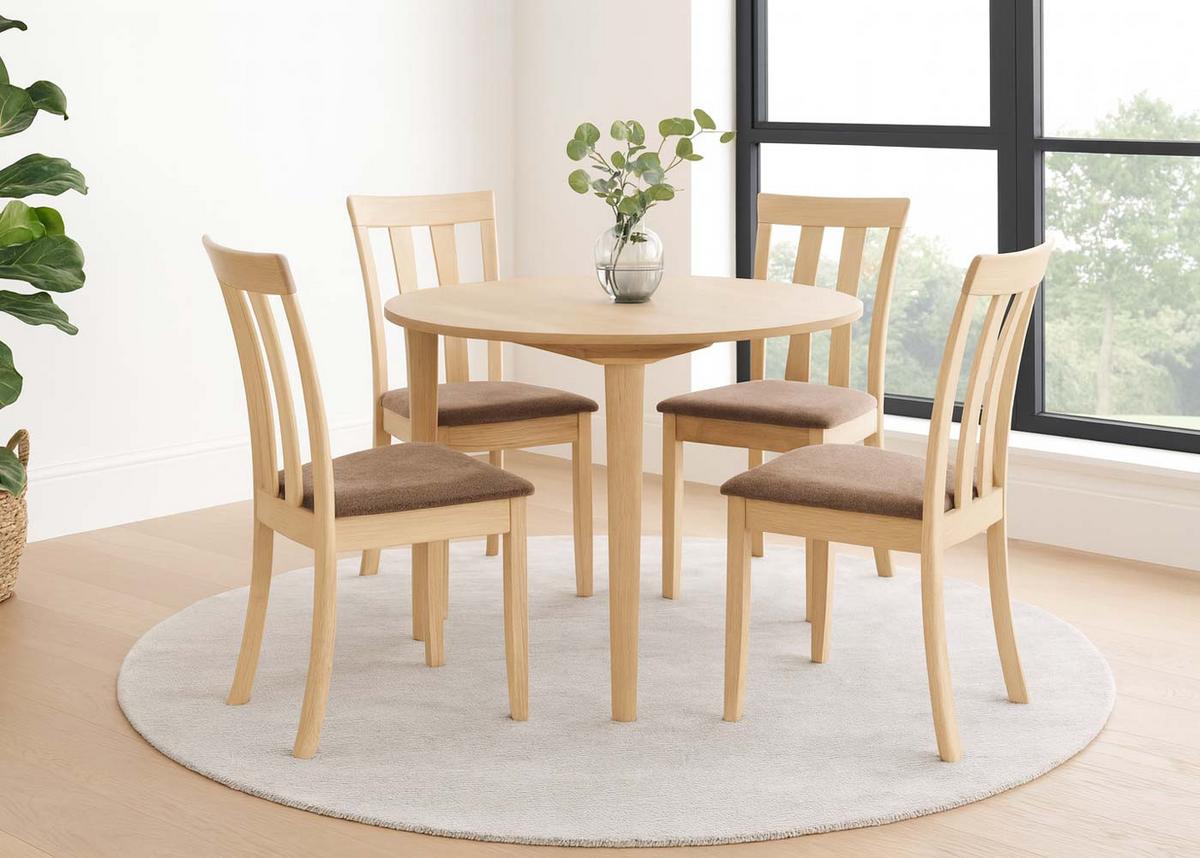 ESSZIMMERSTUHL Braun 2er-Set - Braun, Holz (42/96/58cm) - MCW