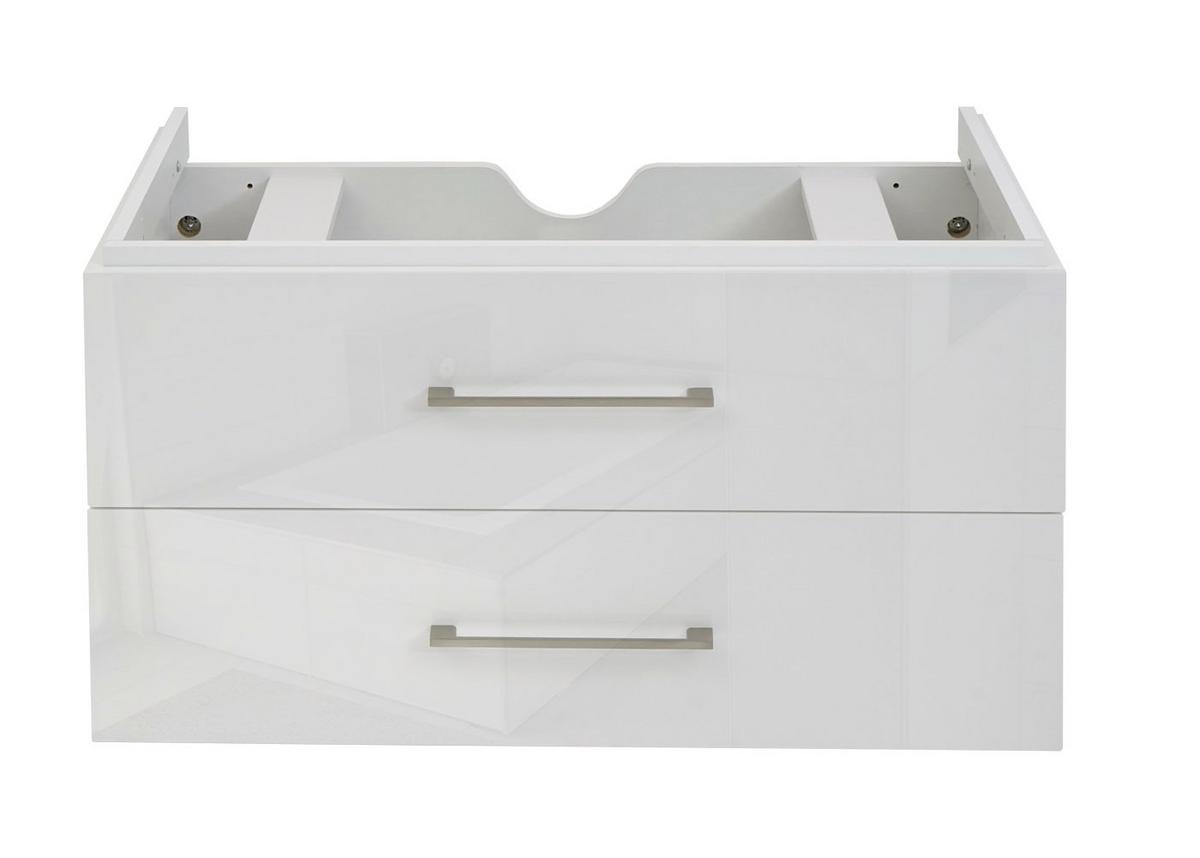 WASCHBECKENUNTERSCHRANK PREMIUM Weiß - Weiß, Holz (89/54/46cm) - MCW
