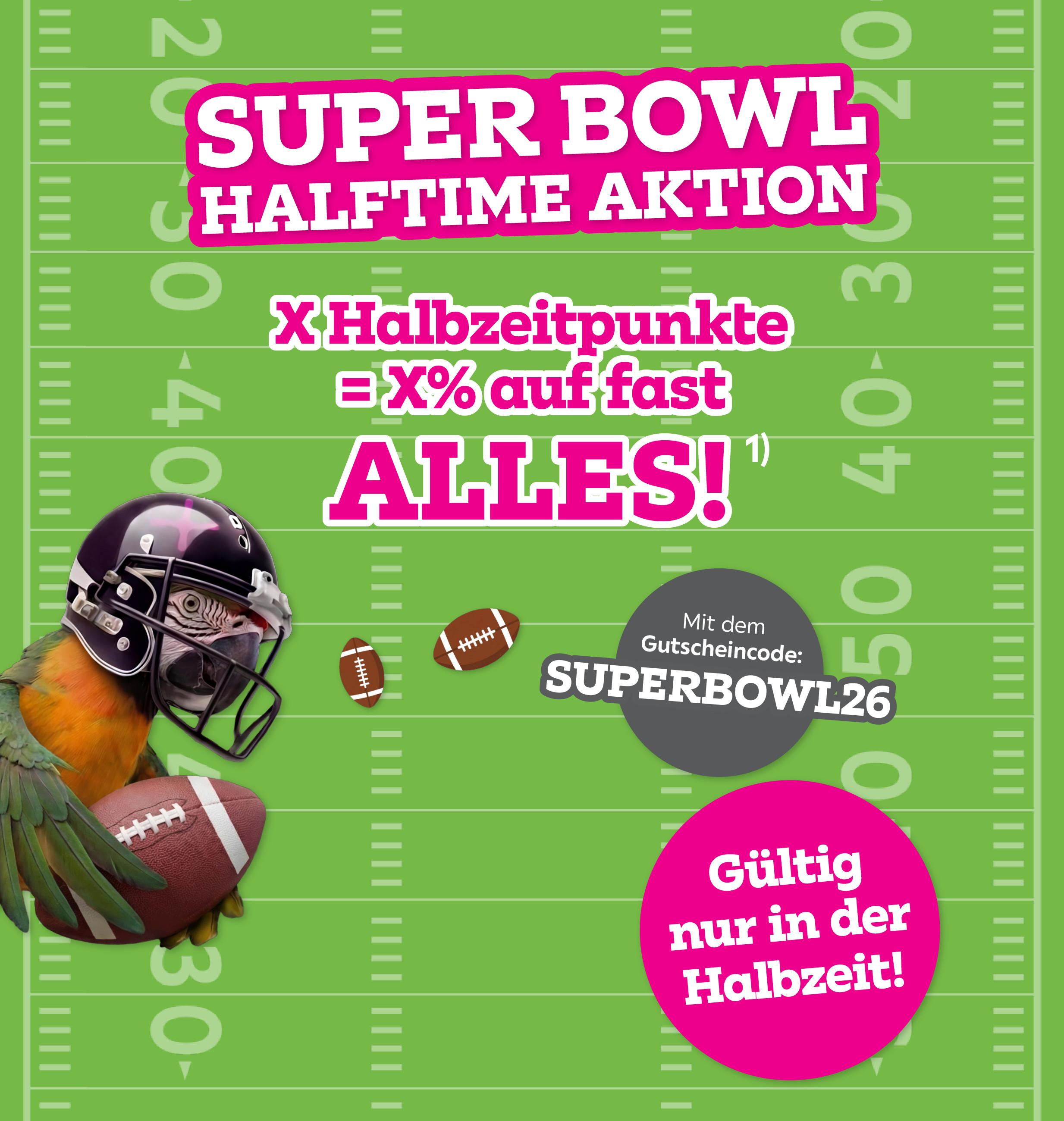 Super Bowl Halftime Aktion 