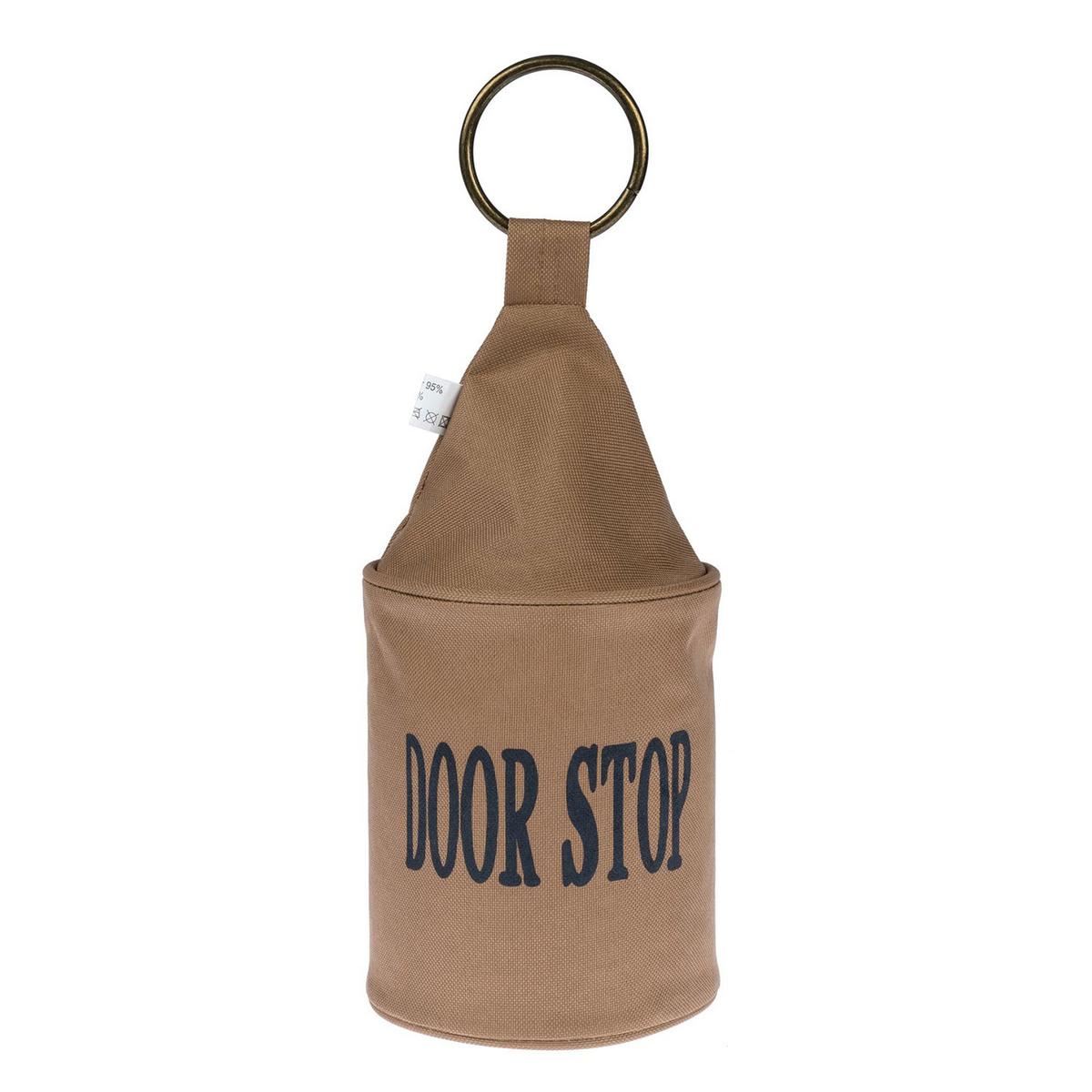 TÜRSTOPPER Sack - Braun, Textil (14/14cm) - Homescapes