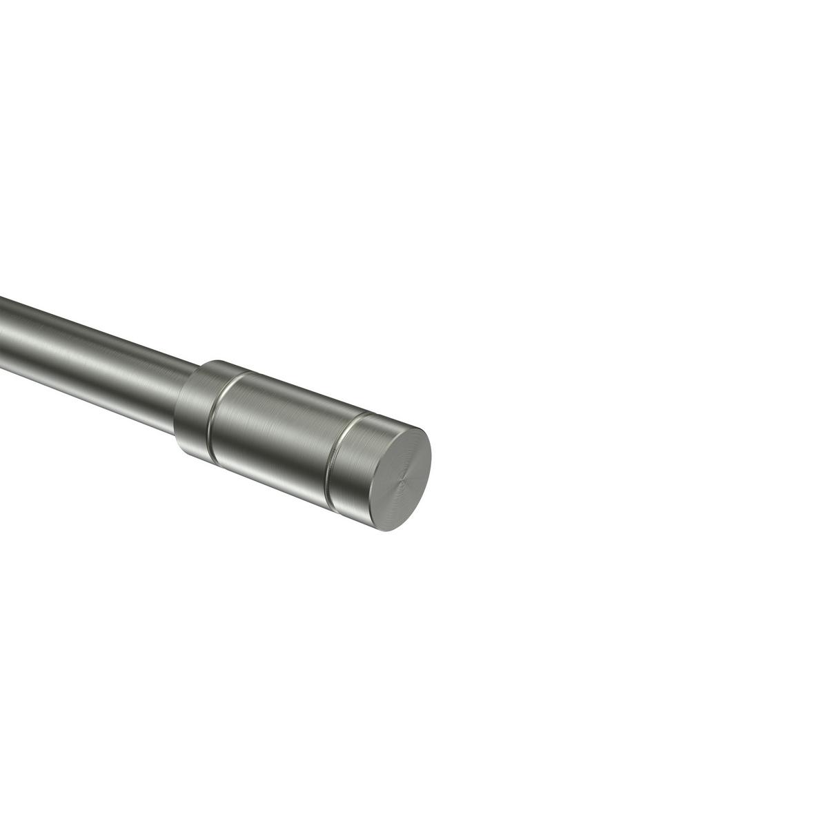 ENDSTÜCKE FÜR GARDINENSTANGEN 16 mm Ø, Jolly Edelstahl, Packung 2 Stück - Edelstahlfarben, Metall (5.1/2.2/2.2cm) - INTERDECO