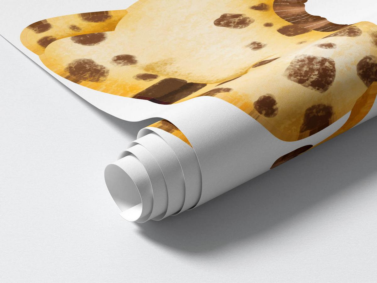WANDAUFKLEBER 130x214cm - Wildtiersafari - Multicolor, Kunststoff (130/214/0.1cm) - Wallfluent