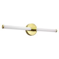 SPIEGELLEUCHTE Klyndark 12/6.6/60 cm - Goldfarben, Kunststoff (60/12/6.6cm) - ZMH