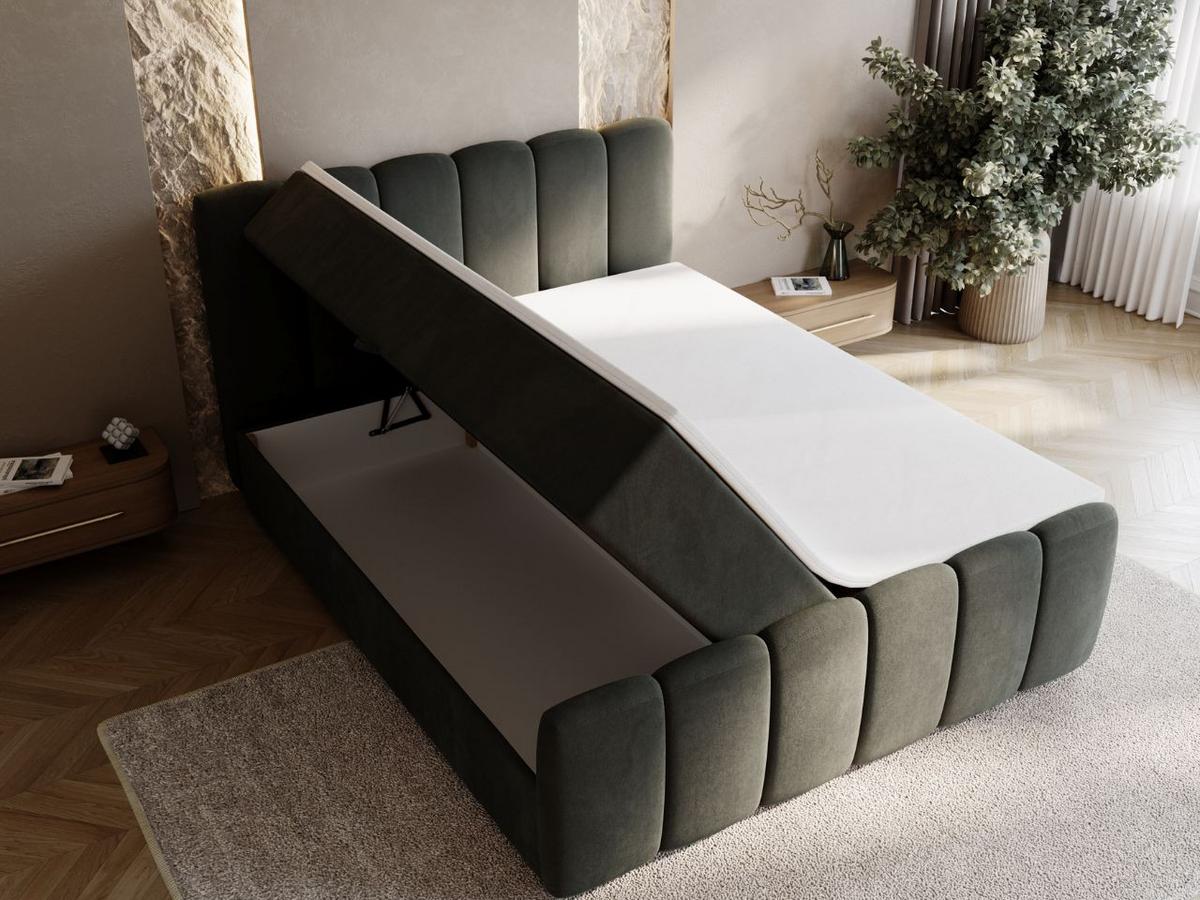BOXBETT Cloud 180x200 Dunkelgrau - Dunkelgrau, Holz/Textil (180/200cm) - Graingold