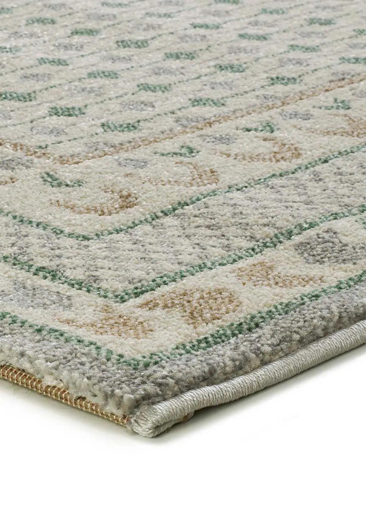 KURZFLORTEPPICH Grün / Beige Astra 200/290 cm - Beige/Grün, Textil (200/290cm) - Atticgo