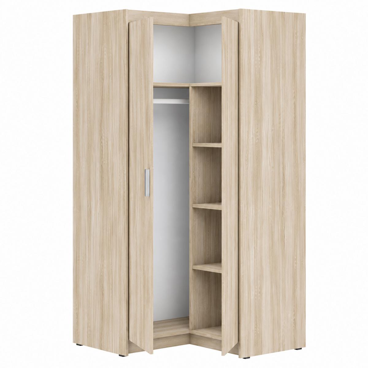 ECKSCHRANK Elena mit 2 Türen, 95x95 cm, Sonoma Eiche - Sonoma Eiche, Holzwerkstoff (95/190.5/95cm) - Beautysofa