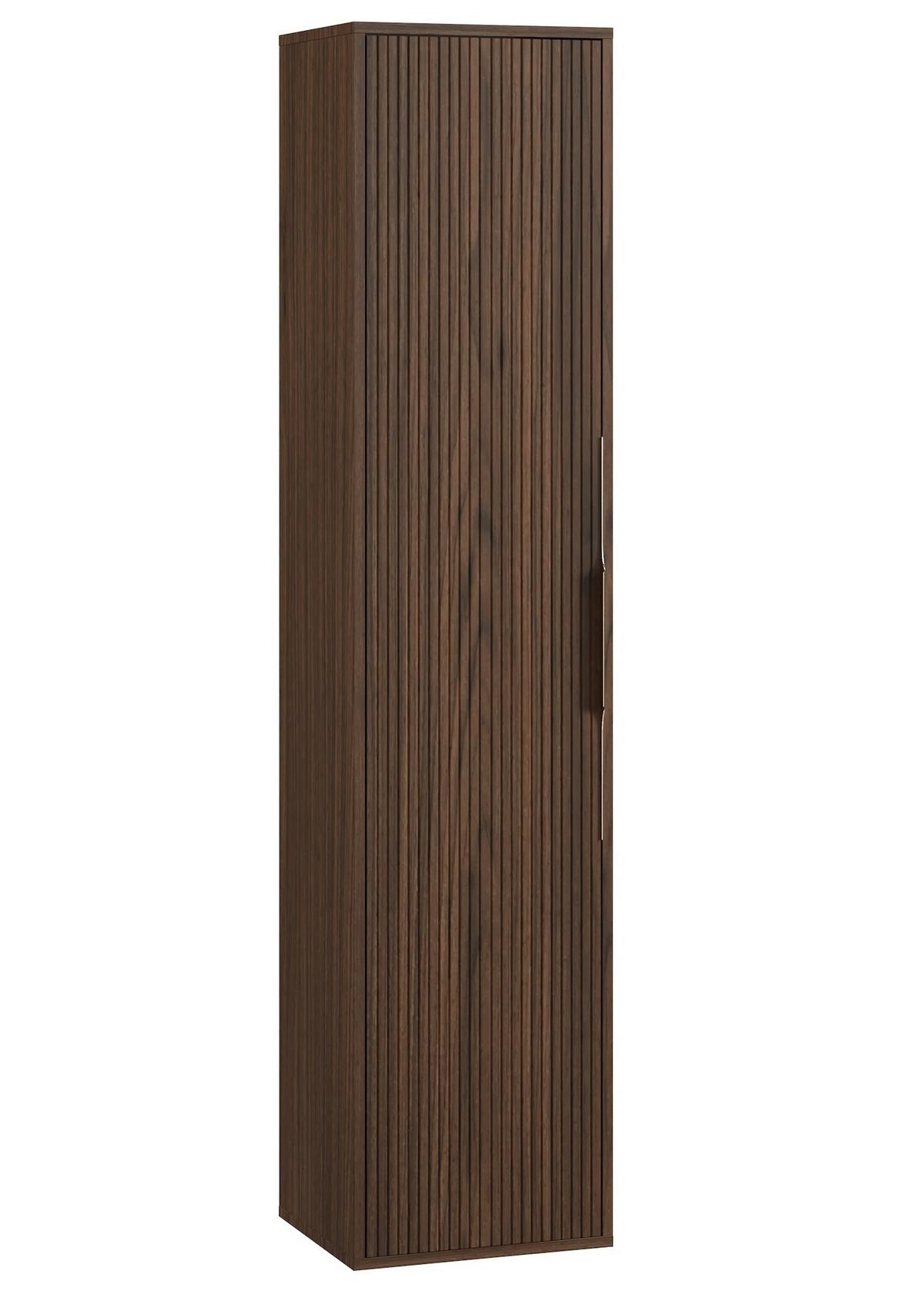 BADMÖBEL-SET Rimini 2 Teile Walnuss Braun - 60 x 46 x 46 cm - Walnussfarben/Braun, Holz (60/46/46cm) - Badplaats
