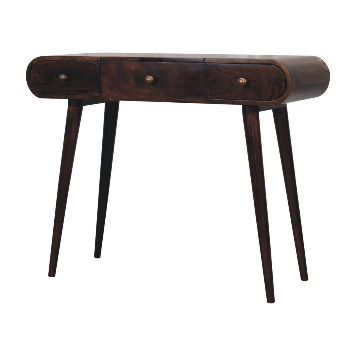 SCHMINKTISCH California - Braun, Holz (40/80/100cm) - Artisan Furniture