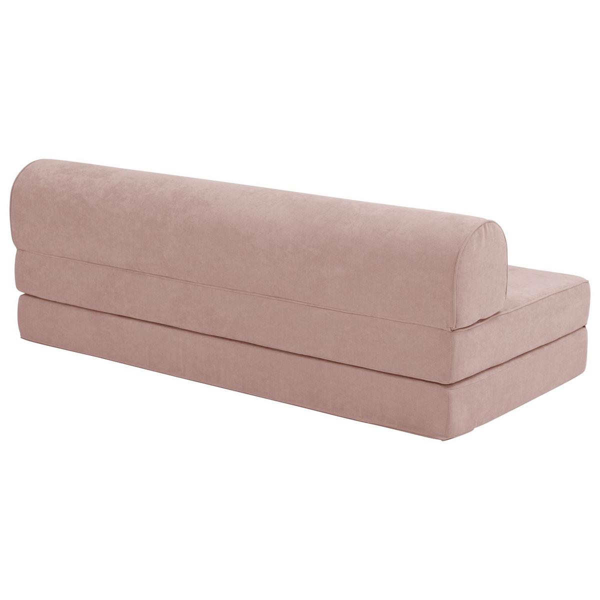 FALTSOFA Katusha Flachgewebe rosé - Rosa, Kunststoff (80/57/160cm) - 58aufmkessel