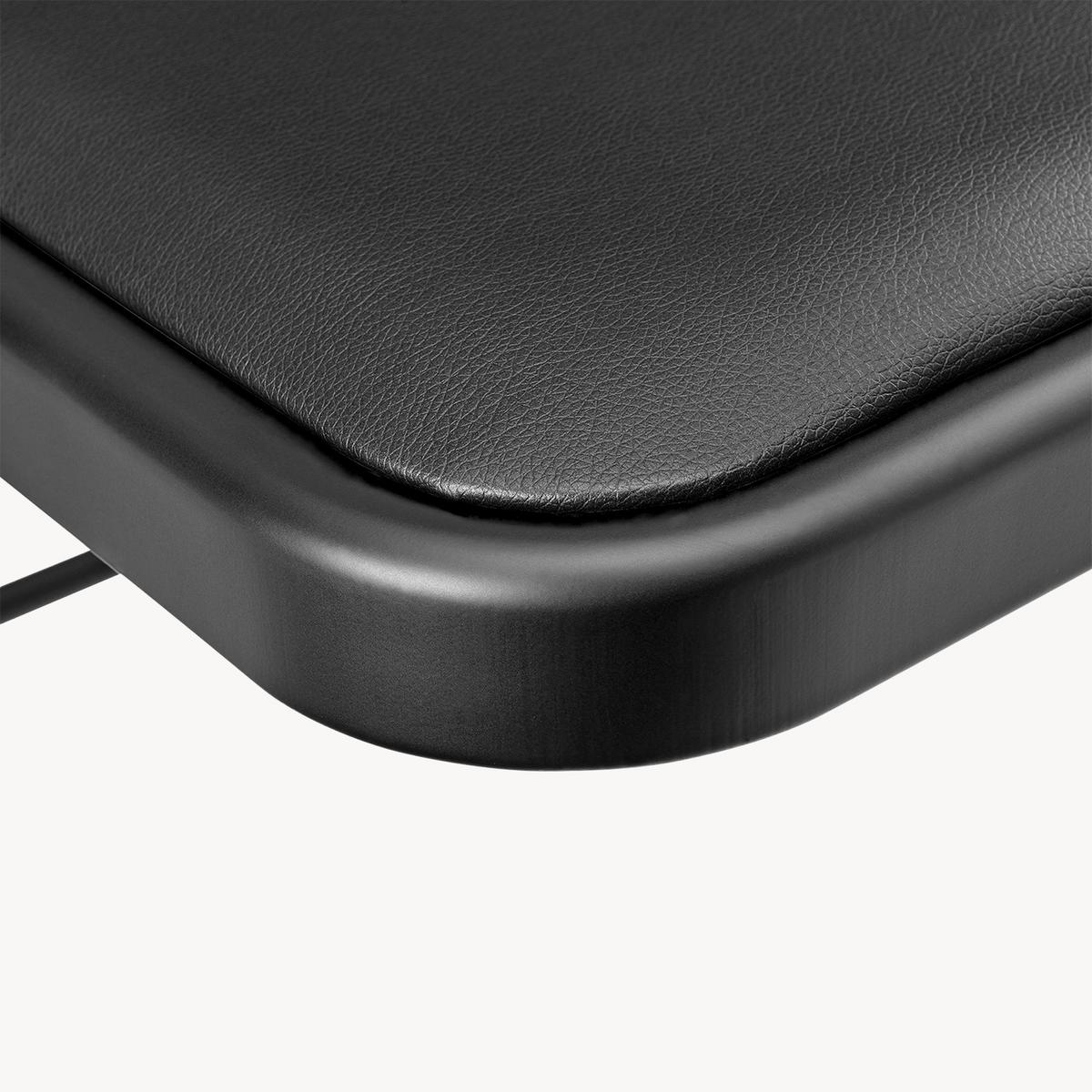 STUHL-SET 6 TLG. - Schwarz, Kunststoff/Metall (46/80/50cm) - pro.tec