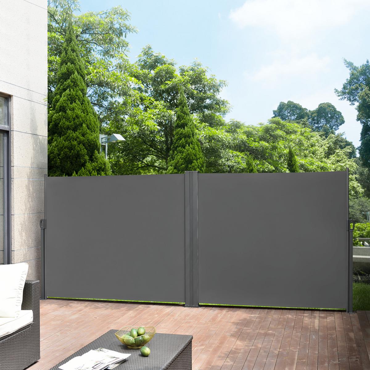 SEITENMARKISE Alcazaba - Grau, Textil (300/180cm) - pro.tec