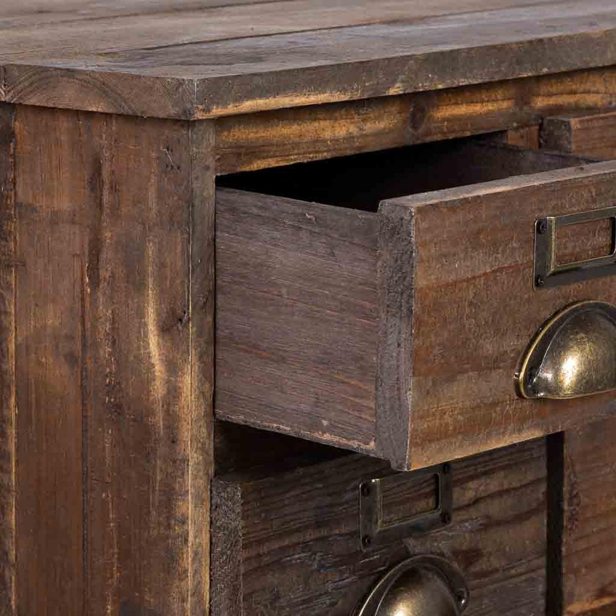 NACHTTISCH aus Holz, 49x31x46cm - Braun, Holz (48/46/31cm) - Wanderlust