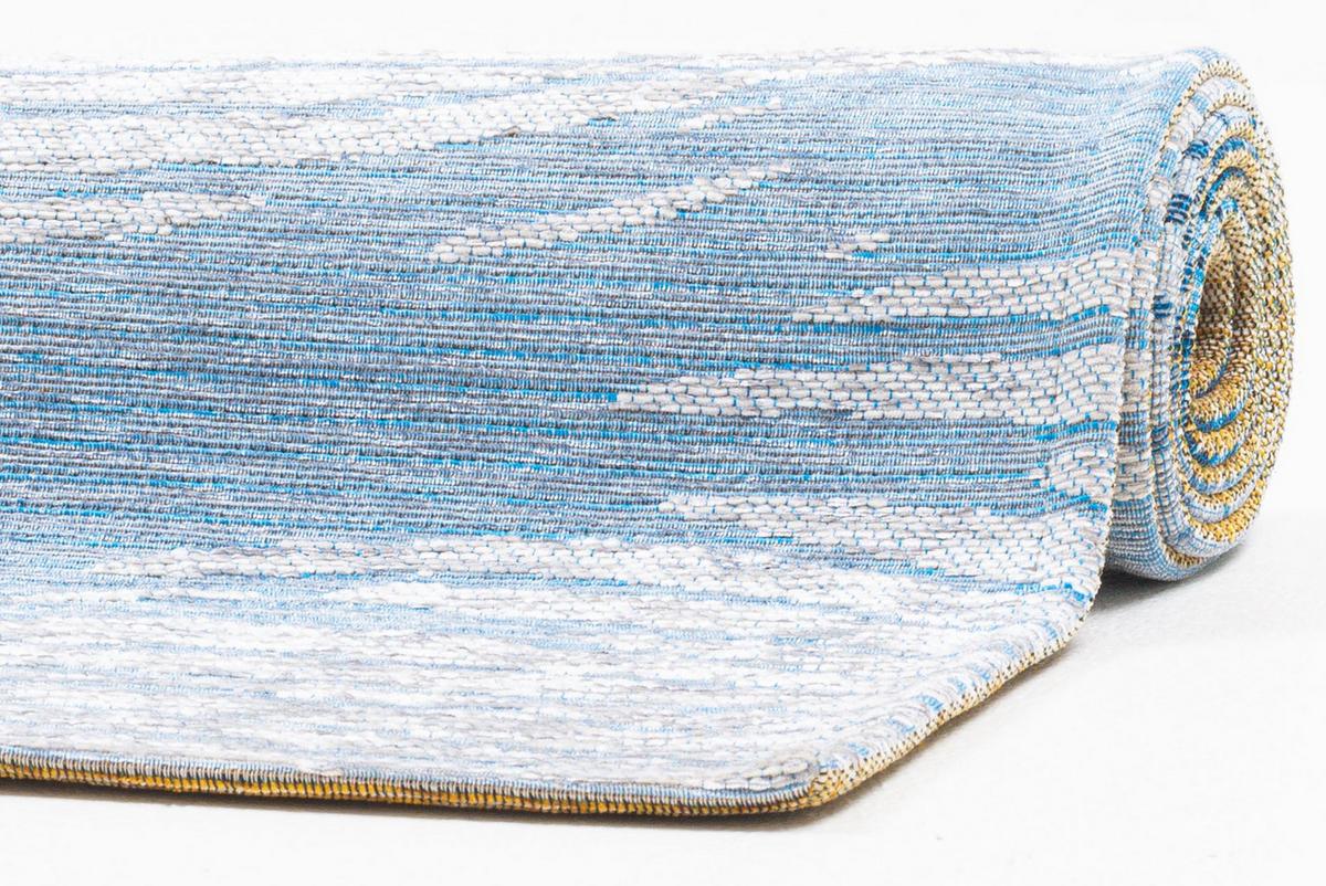 FLACHWEBTEPPICH Keitum 160x230 cm - Blau, Textil (160/160cm) - Sansibar SYLT