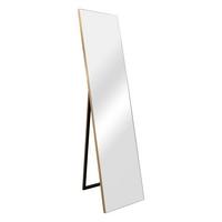 STANDSPIEGEL Barletta - Goldfarben, Glas/Kunststoff (35/150.6/150cm) - [en.casa]