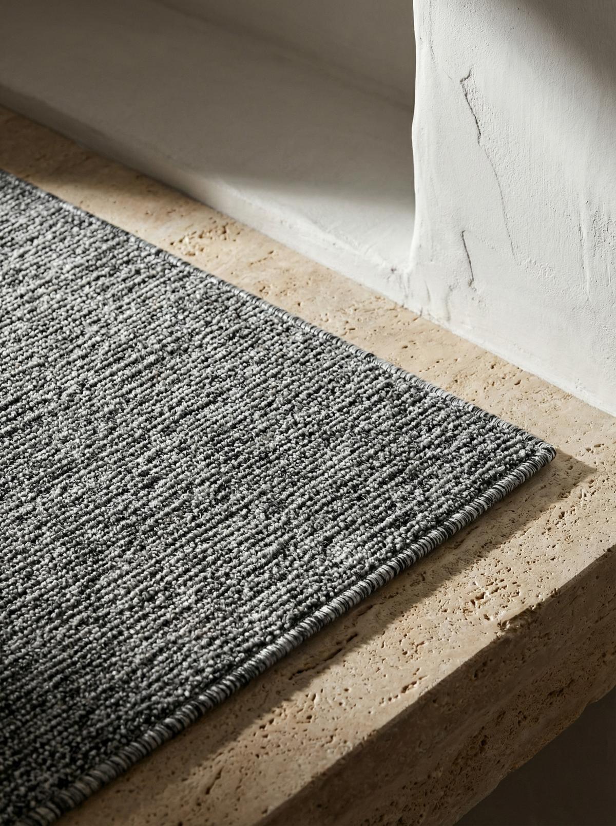 KURZFLORTEPPICH AMMER, einfarbig, Grau, 140 x 200 cm - Grau, Textil (200/140cm) - KADIMA DESIGN
