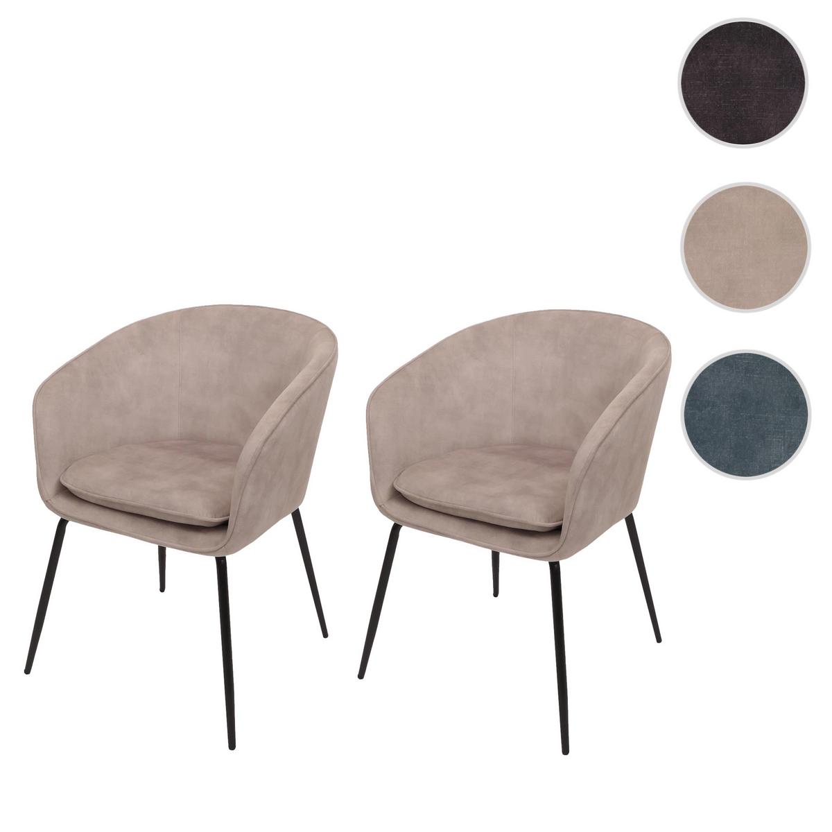ESSZIMMERSTUHL taupe - Taupe, Textil (57/79/53cm) - MCW